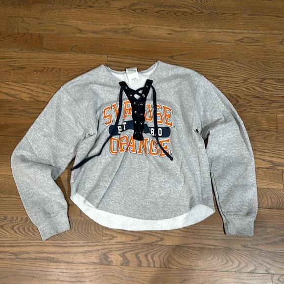 Gilden Girl’s Syracuse Orange Crewneck - Size Large - Picture 1 of 4